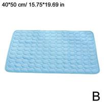 50X40 Pet Cooling Mat Summer Cool Dog Pad Pet Cat Cooling Pad Breathable Ice Silk Cat Bed Pet Supplies Summer Dog Pad
