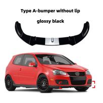 Automobilio priekinio buferio lūpos spoileris VW Golf 5 MK5 GTI Jetta MK5 GLI 2003-2009 Difuzorius Skirstytuvas Kėbulo komplektas Apatinio buferio apsauga