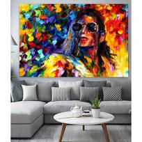 Michael Jackson tapestry abstract frame 75x100 juoda