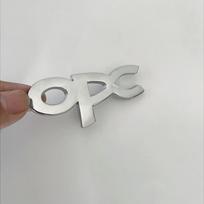 3D Metal Black Chrome Logo OPC Emblem Car Fender Badge Trunk Decal For Buick New Regal OPC Line Front Grill Sticker Accessories