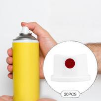 20Pcs Spray Paint Caps Attachments Replacement Aerosol Can Nibs for Graffiti Art Furniture Refinishing Auto Repair DIY Projects balta