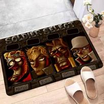 Classic Retro Game Metal Slug Kitchen Mat Kids Room Bedroom Decoration Balcony Anti-Slip Doormat Living Room Alfombra 40cm x 60cm