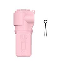 Anti-Scratch Gimbal Protective Cover Flip Cover Dustproof Screen Protector Lightweight with Soft Lining for DJI Osmo Pocket 3 rožinė