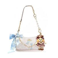 COACH shoulder bag [Customized bag] Teri 25 brand micro-label detachable strap bow silk scarf extension chain printed Qinghuandu basic style balta