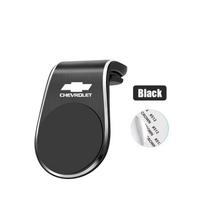 Car Metal Magnet Phone Holder Car Interior Accessories For Chevrolet Spark Captiva Cruze Tracker Orlando Trax Epica Nubira juoda