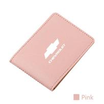 Car Driving Documents Protective Case Card Holder For Chevrolet Cruze Malibu Colorado Suburban Equinox Blazer Trax Camaro Spark