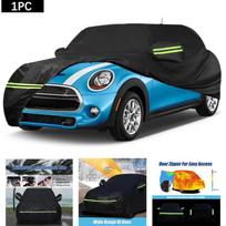 2002-2021 Mini Cooper/Cooper S atsparus vandeniui automobilio uždangalas, tinkami priedai su užtrauktuku duryse, apsaugai nuo saulės, lietaus, sniego, UV spindulių ir dulkių