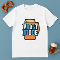 Oktoberfest Shirt Funny Beer Tee – “Prost Mode” Beer Mug Graphic L