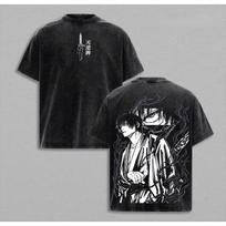 Fushiguro Toji Jujutsu Kaisen T Shirt Men's Clothing Anime Vintage Y2k Washed T-shirt Short Sleeve Loose Tees Tops S