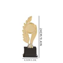 Jump Rope 24/27/30cm Trophy Cup Plastic PP Mini Size Award Trophy Unique Design Golden Design Winner Award Swimming Games