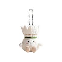Kawaii Plush Badminton Pendant Cute Key Chain Adorable Plush Badminton Keychain Fluffy Sports Bag Charm Pendant Gifts balta