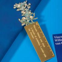 1pc/8pc Vintage art Van Gogh metal hollowed out bookmark with exquisite appearance, teacher rewards students with small gifts