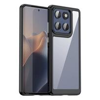 For Moto Edge 60 Fusion 60S 60Pro Hard PC Transparent Case For Moto Signature 70 Ultra TPU Candy Color Frame Shockproof Bumper Moto Edge 60 Fusion