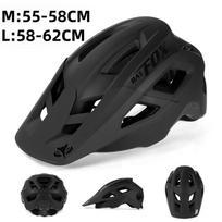 BATFOX Bike Helmets MTB Men's Mountain Bicycle Helmet casco bicicleta Mountain casco ciclismo hombre Cycling Helmet M54-57CM