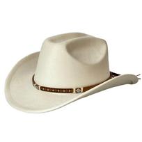 Stylish Unisex Cowboy Hats with Embellished Band Trendy Wide Brim Fedora Caps for Stylish Outdoor Adventures and Travel One Size balta