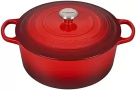 Le Creuset Verschiedene LeCreuset skrudintuvas SIG apvalus 30cm vyšnių raudonumo