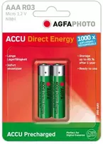 „AgfaPhoto Direct Energy“ – AAA – Nikelio-metalo hidridas (NiMH) – 1,2 V – 950 mAh – Žalias