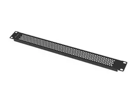 Lanberg Plug 19" 1U spintelėms, perforuota juoda