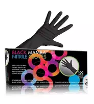 Nitrilinės pirštinės be pudros, juodos Framar Midnight Mitts Nitrile Gloves L 100vnt