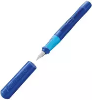 Plunksnakotis JUNIOR, Pelikan, A storio iridžio plunksna, mėlynos sp., dėžutėje