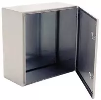 Hoffman 304 nerūdijančio plieno sieninė dėžutė, IP66, 500 mm x 500 mm x 210 mm