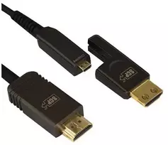 SCP 995AOC-20M-LSZH, 20 m, 2 x HDMI A tipo (standartinis), HDMI D tipo (mikro), 3D, garso grąžinimo kanalas (ARC), juodas