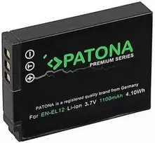 Akumuliatorius Patona Fotobaterie pro Nikon EN-EL12 1000mAh Li-Ion Premium - PT1168