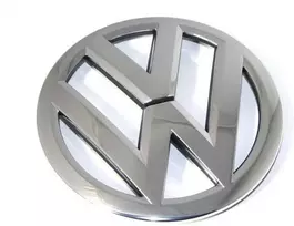 VAG VW TOUAREG 11-14 priekinis chromuotas variklio dangčio emblema originalus 7P6853601AULM