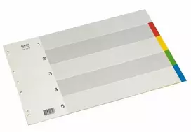 Bantex Segtuvas „Faneblad Lyreco“ 5 dalių A3 kryžminio formato