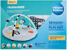 Canpolbabies CANPOL 68/092 Sensorinis mokomasis kilimėlis su veidrodžiu BabiesBoo