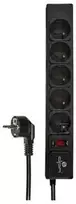Ilgintuvas - DPM FMP6130, 5 Lizdai, 3 m, Juoda