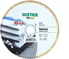 250MM DISTAR DekSTAR Deimantinis pjovimo diskas dektonui, granitui, dirbtiniam akmeniui, akmens masės, porceliano plytelėms
