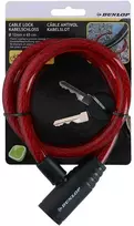 Dunlop – spiralinio rakto dviračio užraktas 65 cm (raudonas)