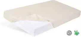 Multitex Vandeniui atspari bambukinė paklodė su guma, čiužinio apsauga, 160x200 cm, kvėpuojanti ir minkšta, Oeko-Tex sertifikatas, neperšlampama paklodė
