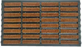 Domoletti DOOR MAT RUBBER WIRE BRUSH 45X75 20MM