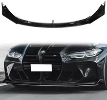 Mtuning BMW G80 G82 M3 M4 Splitterio priekinis bamperis blizgiai juodas