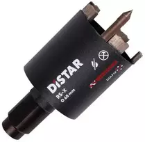 Grąžtas Deimantinė karūna rozetėms gręžti 68 mm, 72 mm, 82 mm RS-X Centrum, Distar su centratoriumi ir adapteriu iš M18 į M16, Karūnos skersmuo, mm: 82 mm