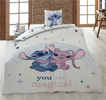 Disney Stitch vaikiška medvilninė patalynė 140x200 Baby Stitch - 100% medvilnė
