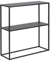 Fotelis Home4You Konsolinis staliukas NEWTON 79,5x26xH80,5cm, juodas