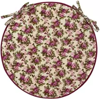 Fotelis Home4You Pagalvėlė LONETA NEW kėdei D39cm, violetinė rožė