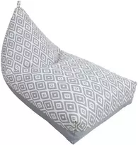 Home4You Pufas ROMB 130x80x20/70cm, pilkas