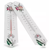 Lauko termometras - metalinis 22 cm WL-M32