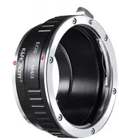 Objektyvas Adapteris - K&F Concept Canon EF į Micro 4/3 objektyvo tvirtinimą aliuminio