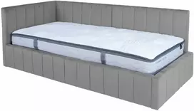Home4You Lova JASPER 90x200cm su čiužiniu HARMONY DUO Pilka