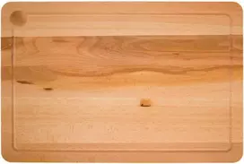 Medinė stačiakampė pjaustymo lenta Woody 45 x 30 cm DOMOTTI