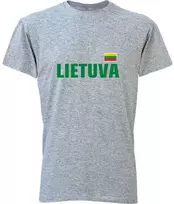 KS Marškinėliai Lietuva Su Vyčiu Ant Nugaros, Dydis: 3XL
