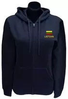 KS Moteriškas Džemperis Su Užtrauktuku Lietuva, Dydis: L