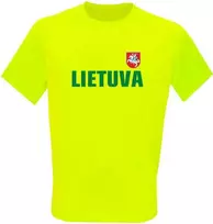 KS Sportiniai Marškinėliai Lietuva (Vėliavėlė Ant Nugaros), Dydis: M