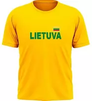 KS Marškinėliai Lietuva Su Vyčiu Ant Nugaros, Dydis: 3XL