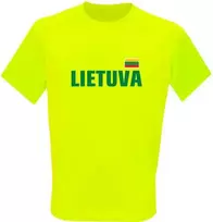 KS Vaikiški Sportiniai Marškinėliai Lietuva (Vytis Ant Nugaros), Dydis: 8 metai